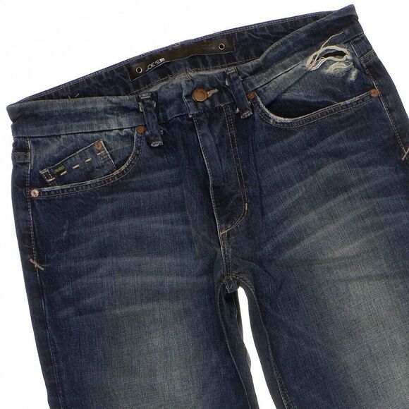 NWT Joes Jeans Rocker Slim Fit Bootcut Size 32 Womens Distressed - Picture 2 of 11